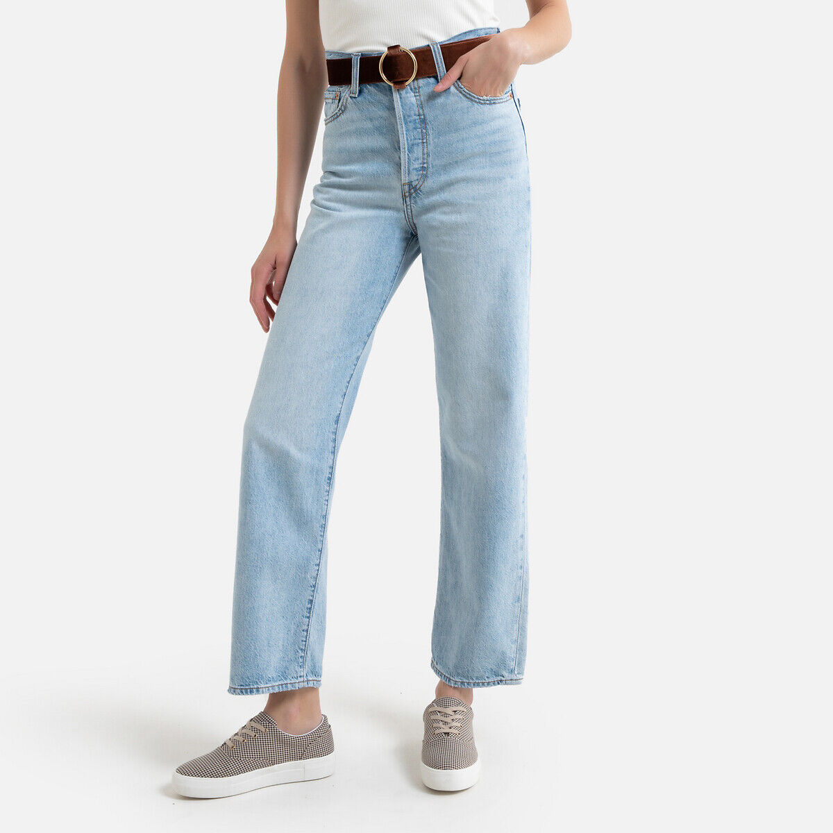 Levi's Jeans Ribcage Straight Ankle   Middle road