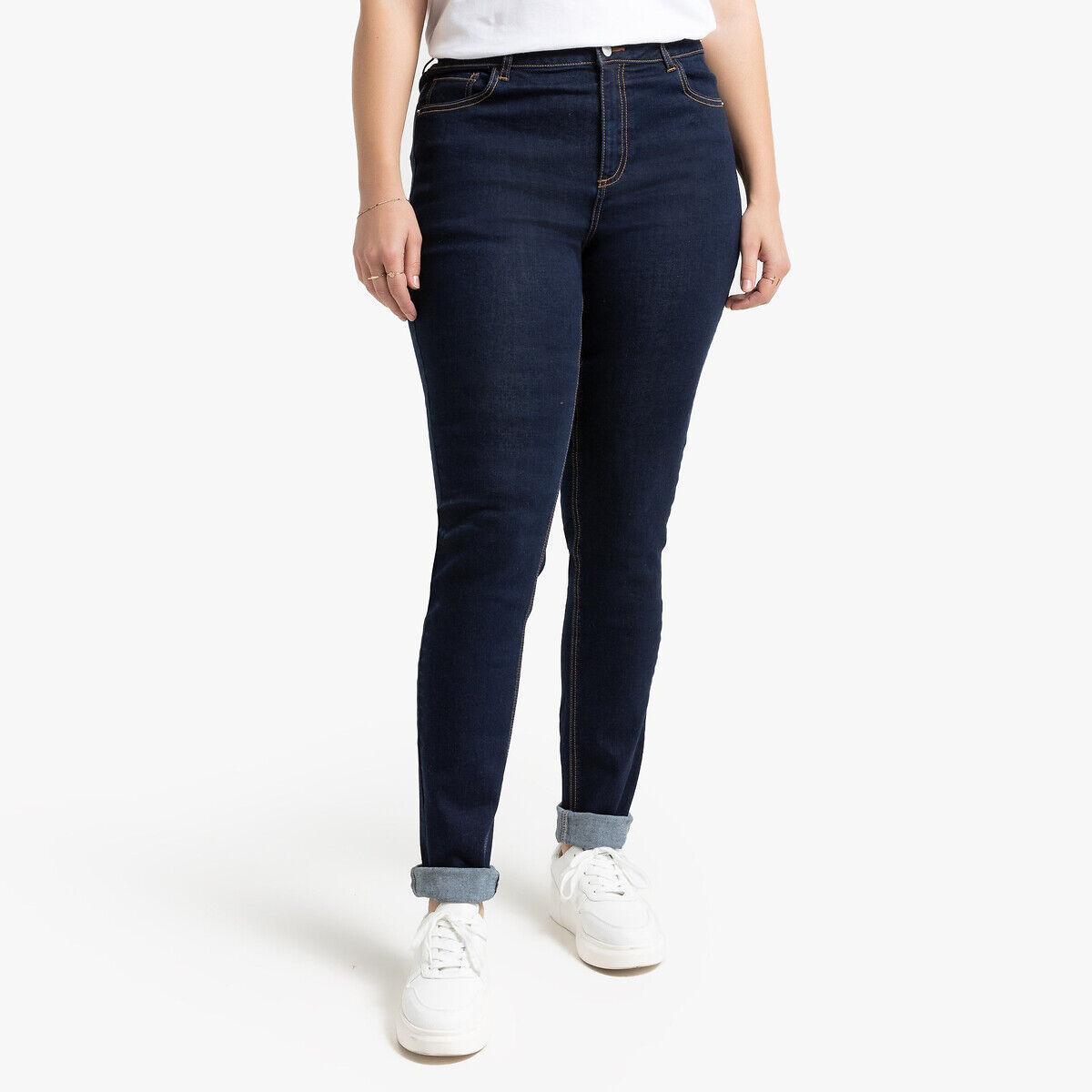 La Redoute Collections Plus Jeans slim, push-up   brut