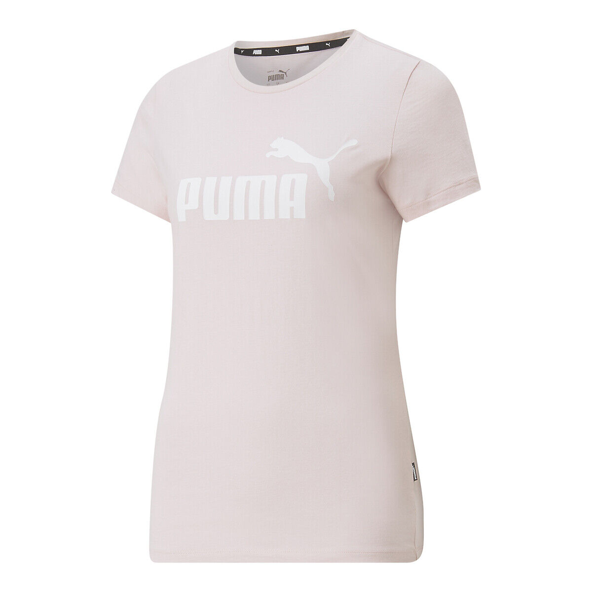 Puma T-shirt com gola redonda, mangas curtas   rosa