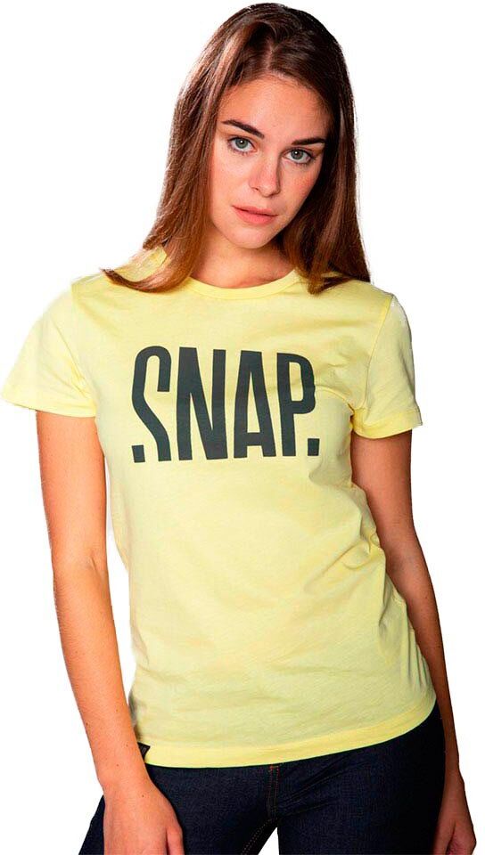 Snap Climbing Camiseta De Manga Curta Logo S Yellow