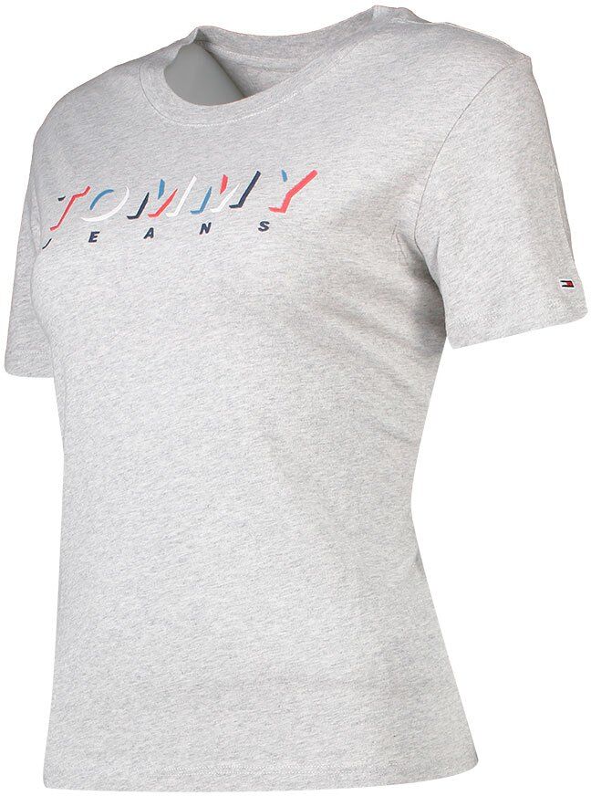 Tommy Jeans Camiseta De Manga Curta Shadow Logo M Light Grey Heather