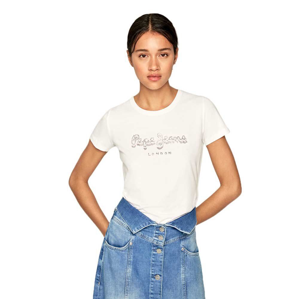 Pepe Jeans Camiseta De Manga Curta Beatrice S Optic White