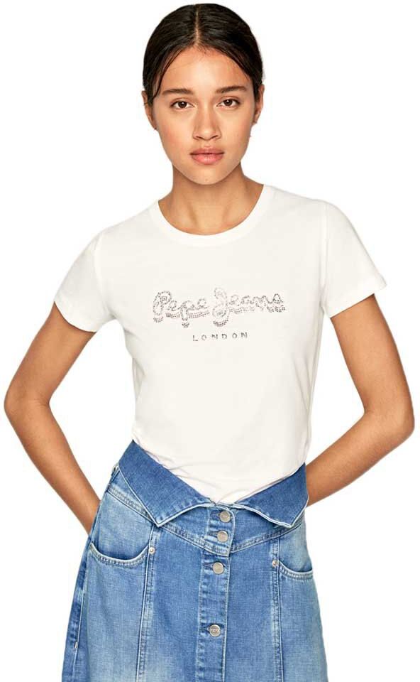 Pepe Jeans Camiseta De Manga Curta Beatrice XL Optic White