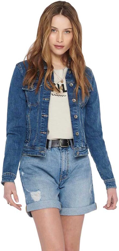 Only Jaqueta Trucker Tia Life Bb Mb Bex02 34 Medium Blue Denim