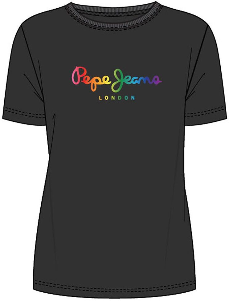 Pepe Jeans Camiseta De Manga Curta Sylvia XS Black