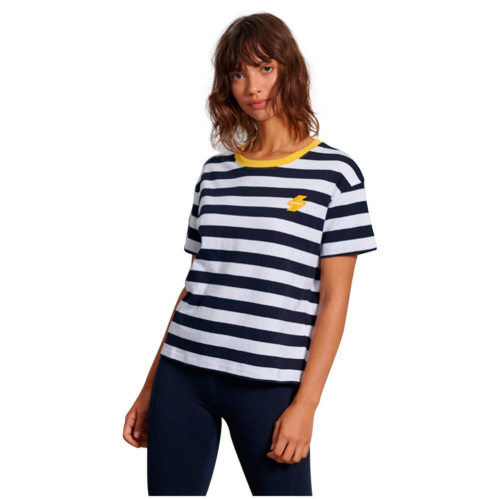 Superdry Camiseta Manga Curta Sportstyle Boxy XL Nautical Navy Stripe