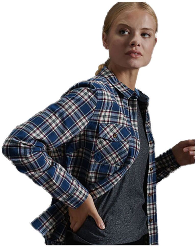 Superdry Classic Lumberjack L High Trail Blue Check