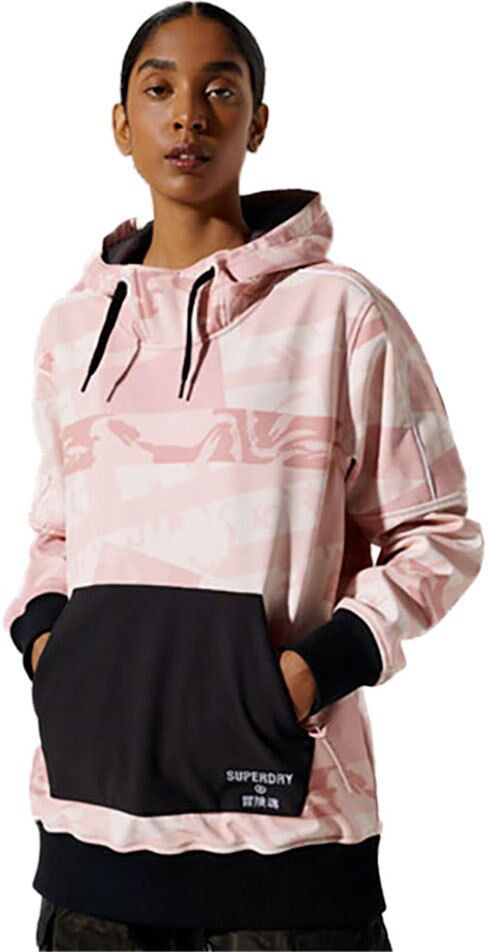 Superdry Lã Com Capuz Freestyle Tech Overhead XS Soft Pink