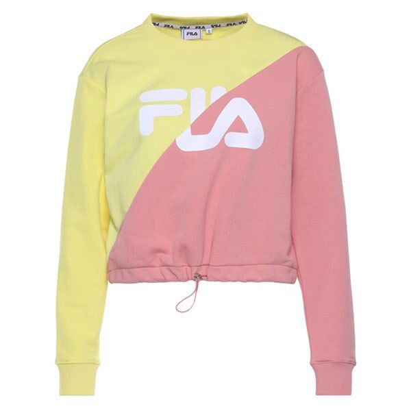 Fila Suéter Banji Cropped XS Limelight / Lobster Bisque