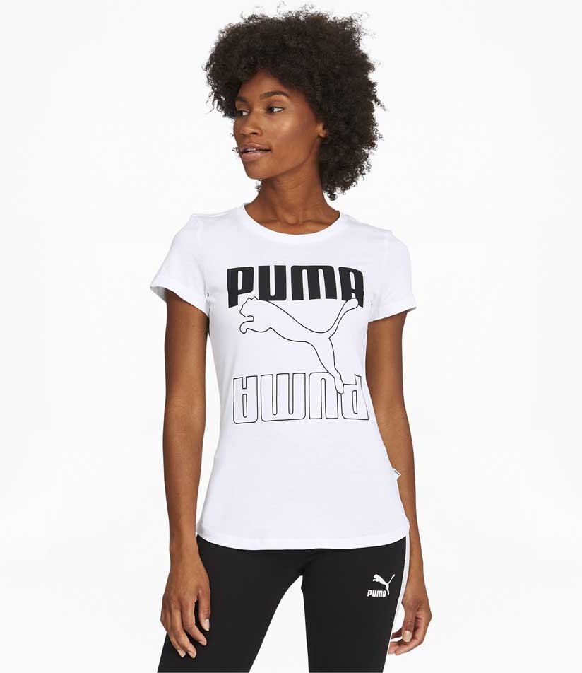 Puma Camiseta Manga Curta Rebel Graphic M Puma White / Puma Black