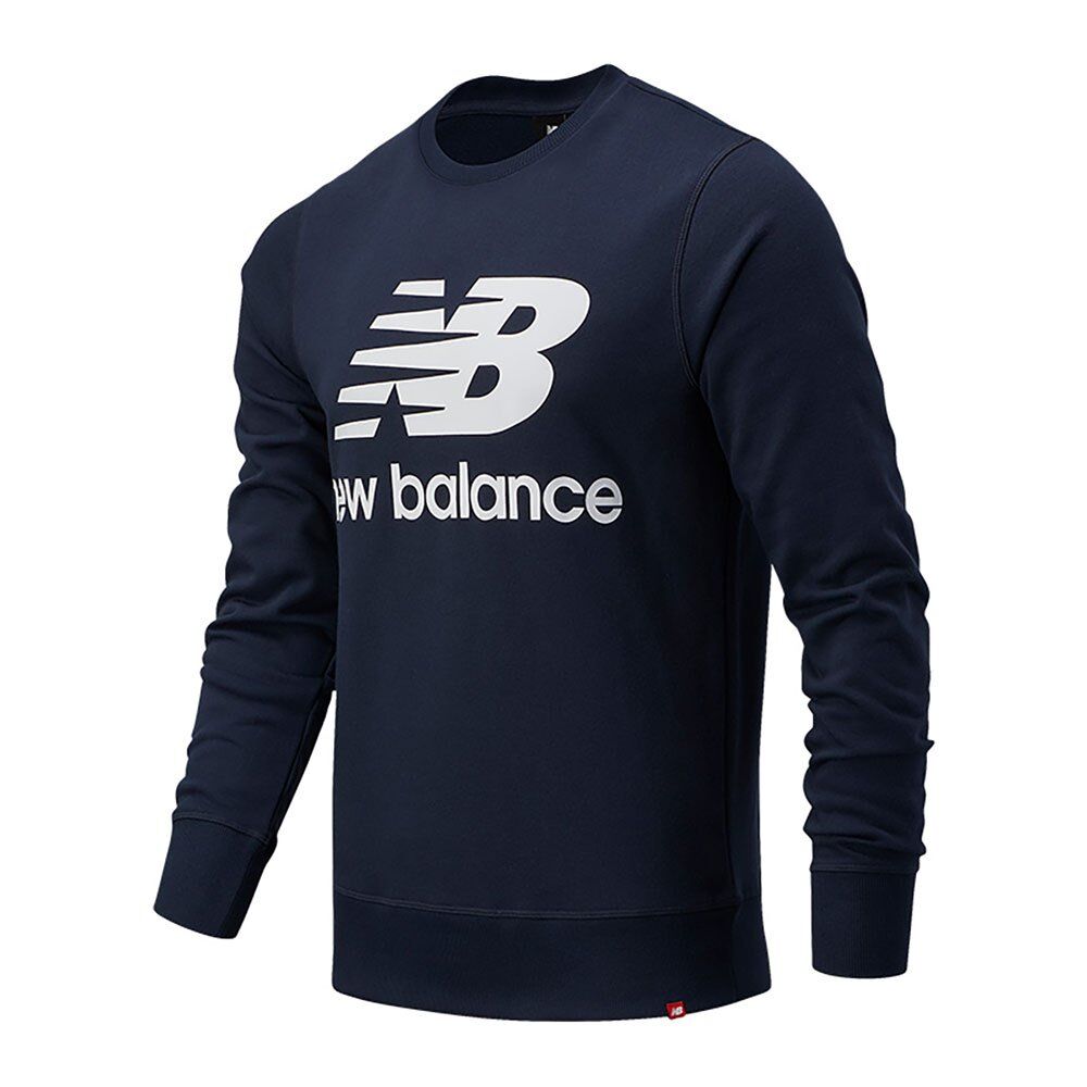 New Balance Suéter Essentials Stacked Logo Crew XL Eclipse