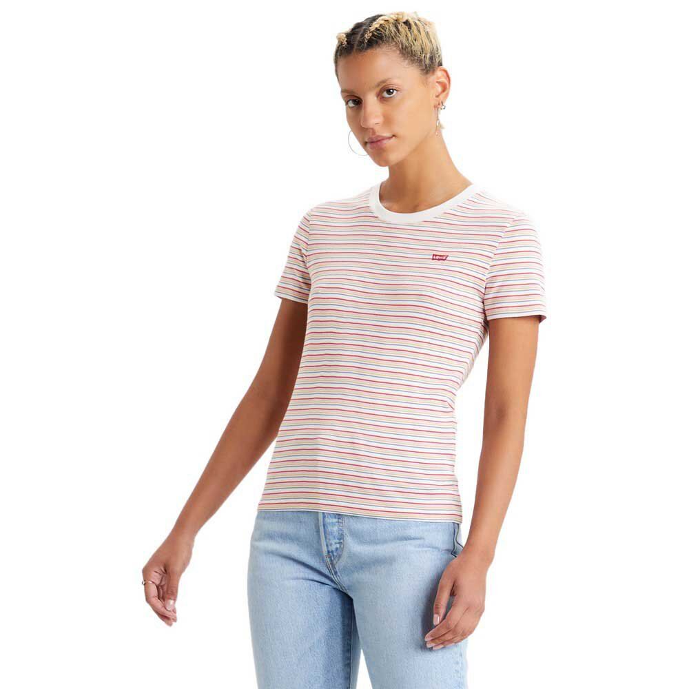 Levi´s ® Camiseta Manga Curta Rib Baby XS Pearl Poppy Red