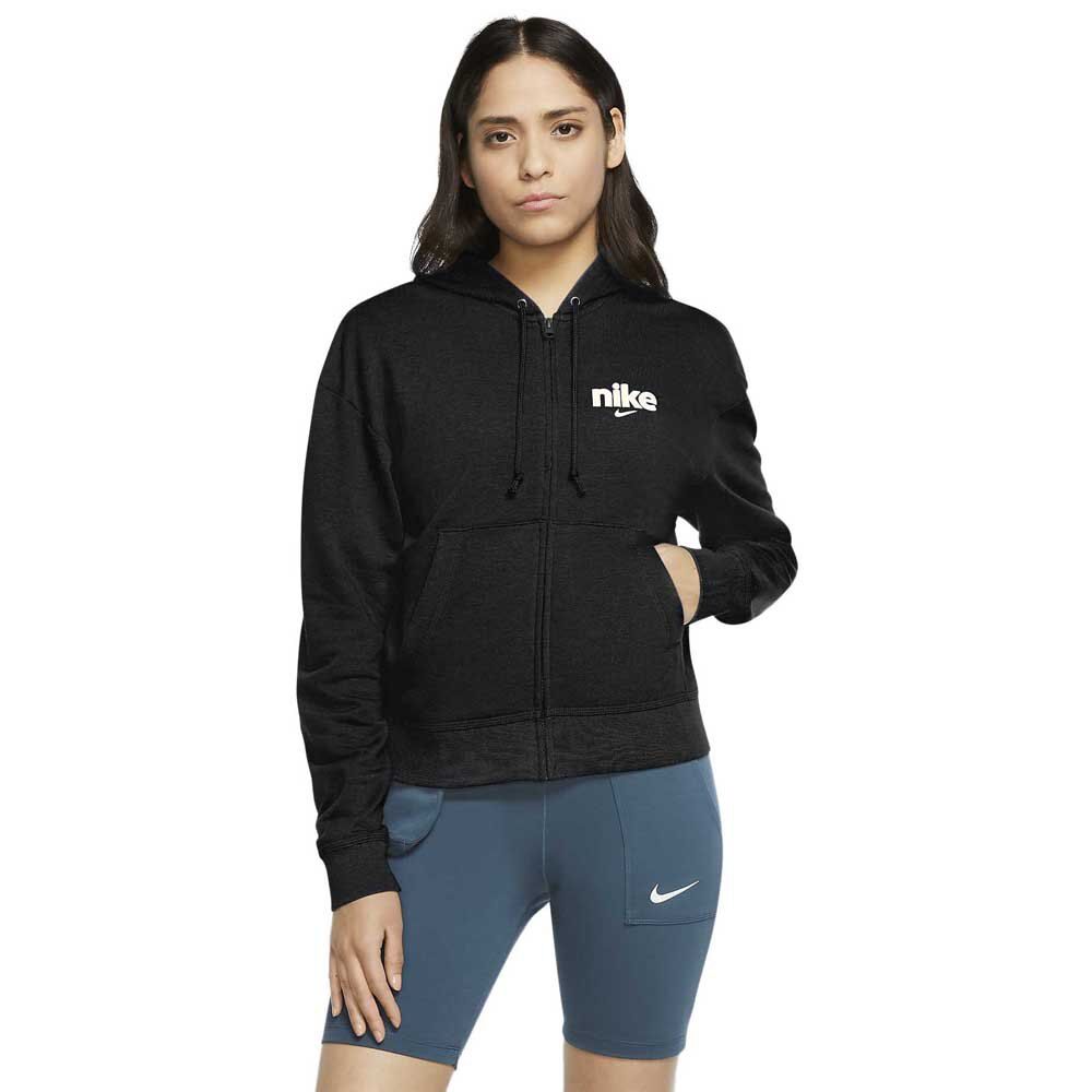 Nike Moletom Com Zíper Sportswear S Black / Sail