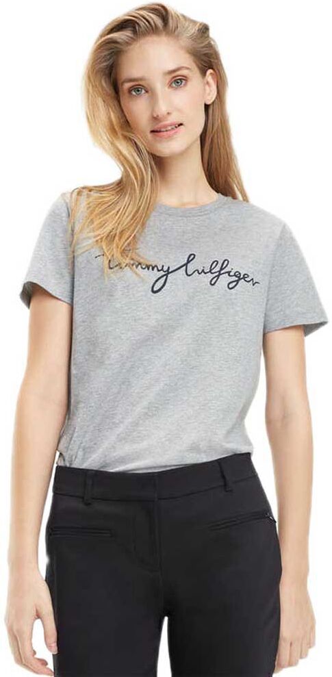 Tommy Hilfiger Camiseta De Manga Curta Heritage Graphic XS Light Grey Heather