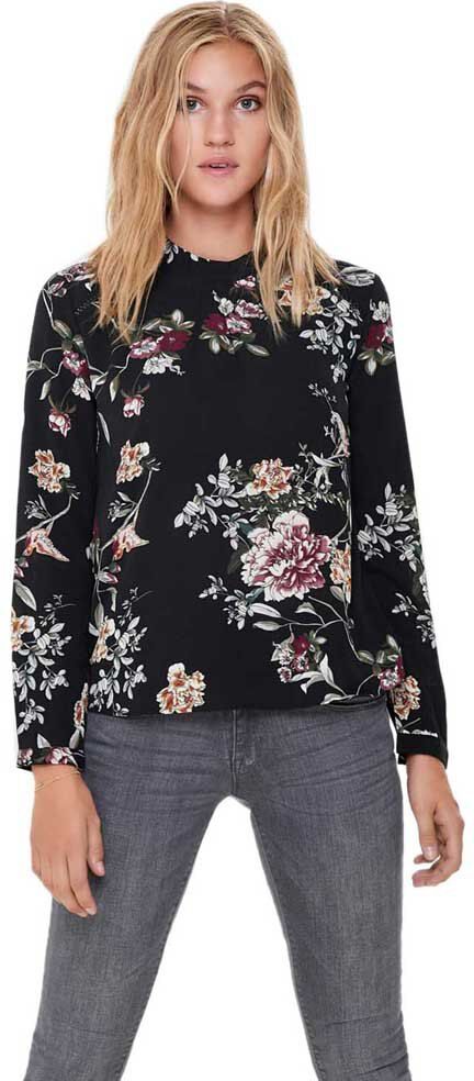 Only New Mallory All Over Print Woven 36 Black / Cd Flower