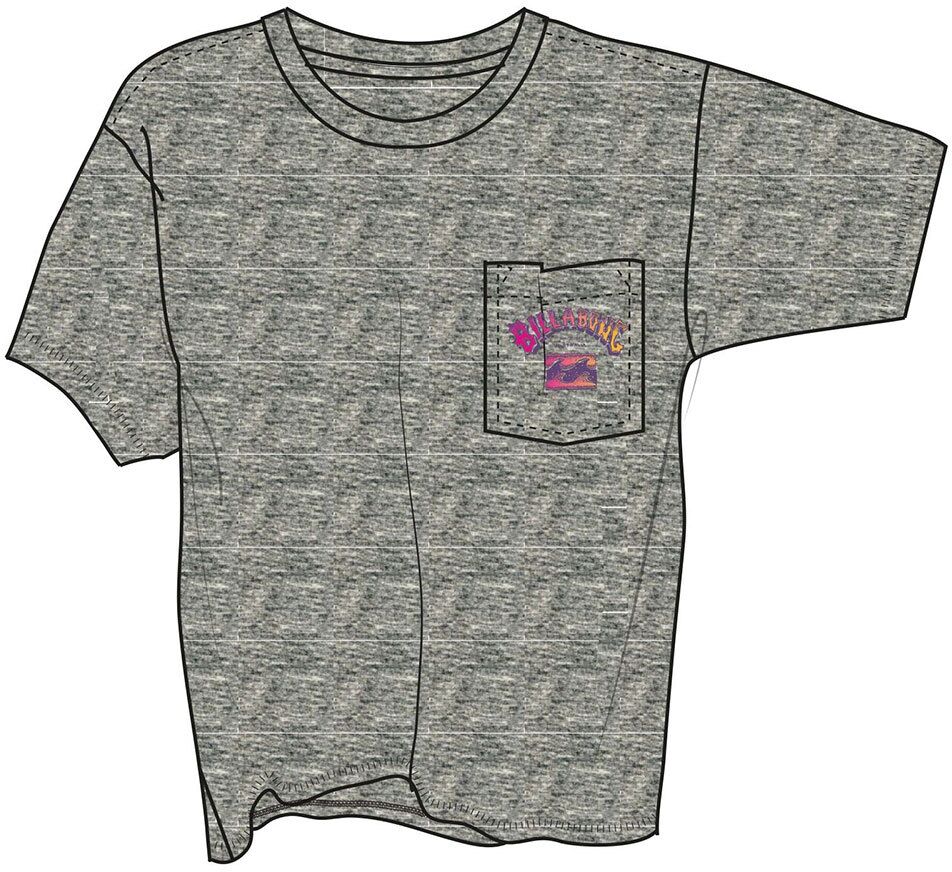 Billabong Camiseta De Manga Curta Arch Gradient L Grey Heather