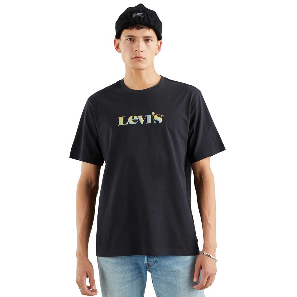 Levi´s ® Camiseta Manga Curta Relaxed Fit M Ssnl Mv Fill Blac