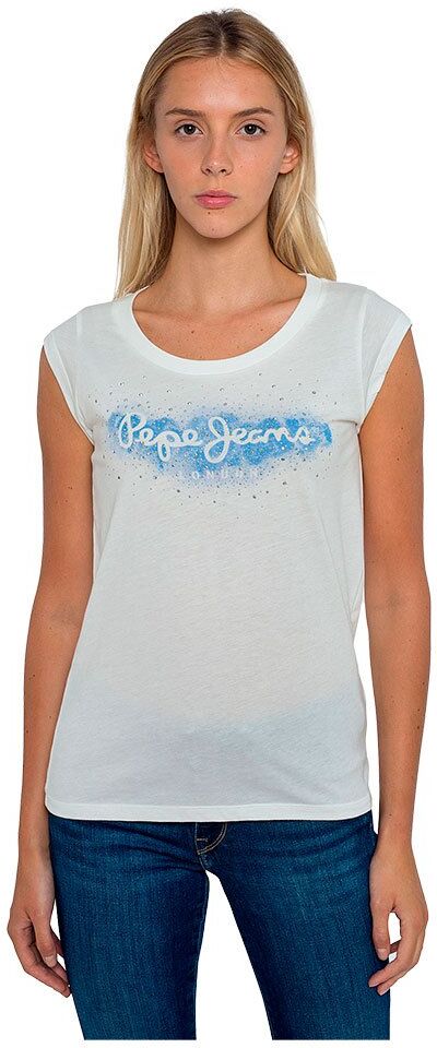 Pepe Jeans Camiseta De Manga Curta Camila L Off White