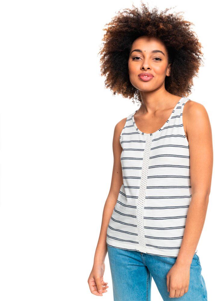 Roxy Camiseta Sem Mangas Flying Dove Stripy XS Snow White Horiz Will Stripes