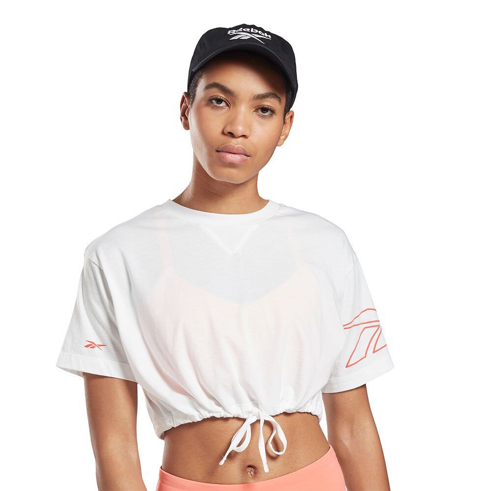 Reebok Camiseta De Manga Curta Meet You There Cropped L White