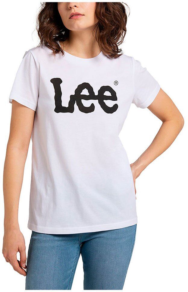 Lee Camiseta De Manga Curta Logo S White