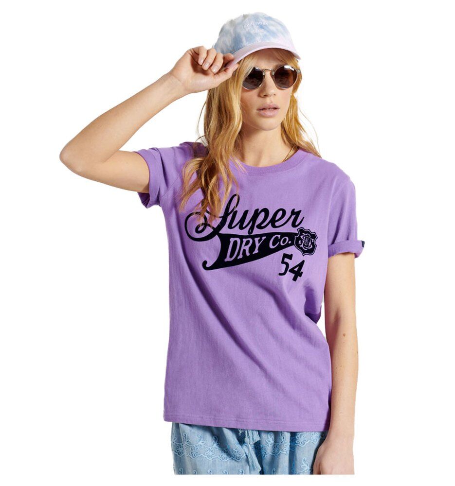 Superdry Camiseta Manga Curta Collegiate Cali State 2XS Fluro Purple