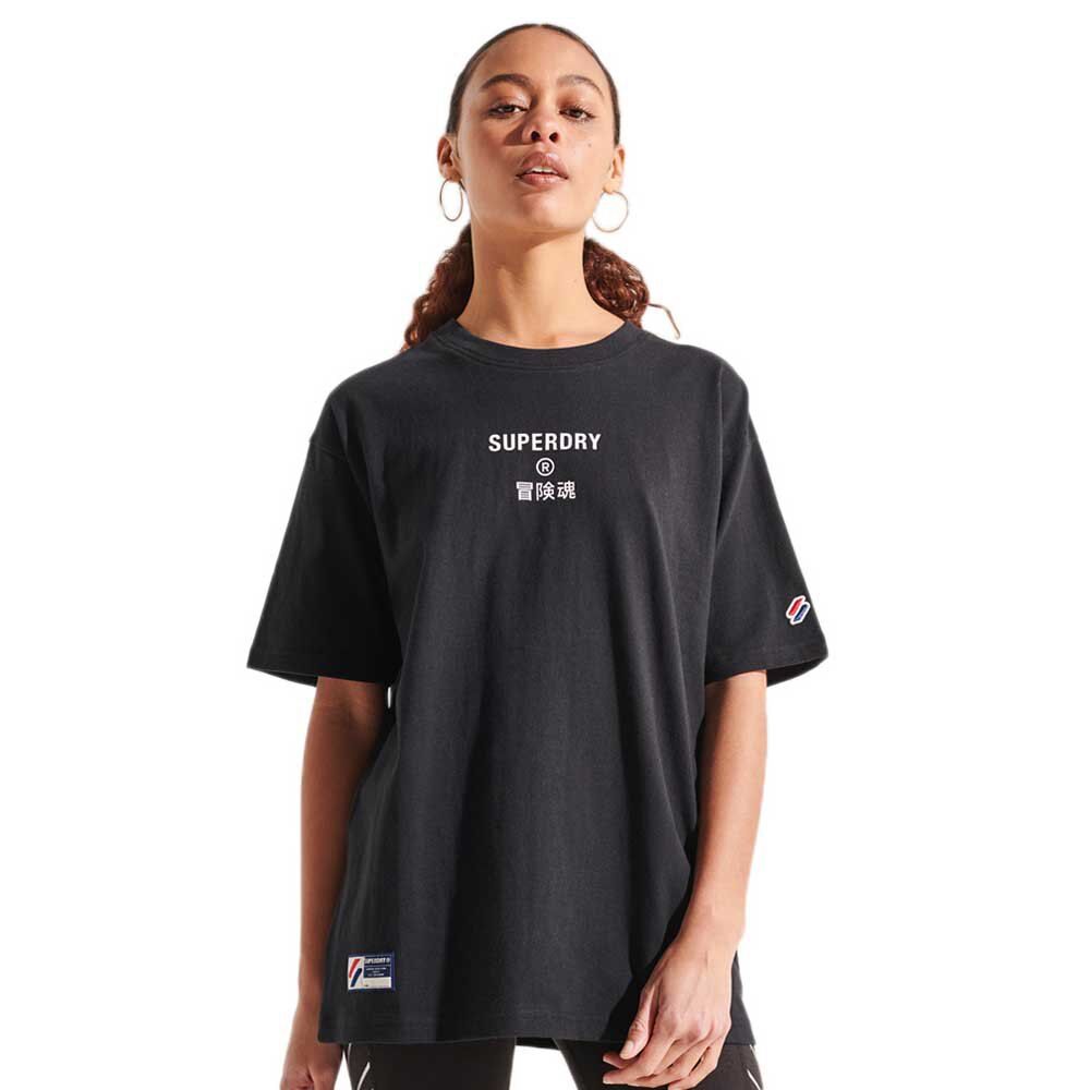 Superdry Camiseta Manga Curta Corporate Logo S Black