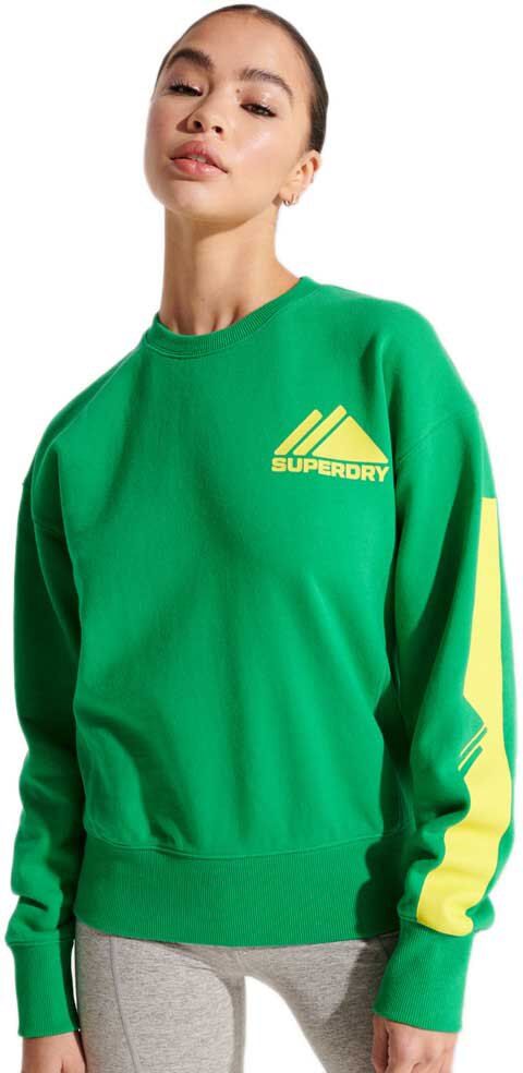 Superdry Suéter Mountain Sport Mono Crew M Bright Green