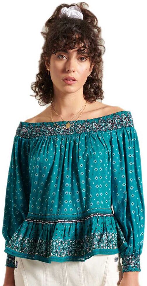 Superdry Ameera Off Shoulder L Deep Green