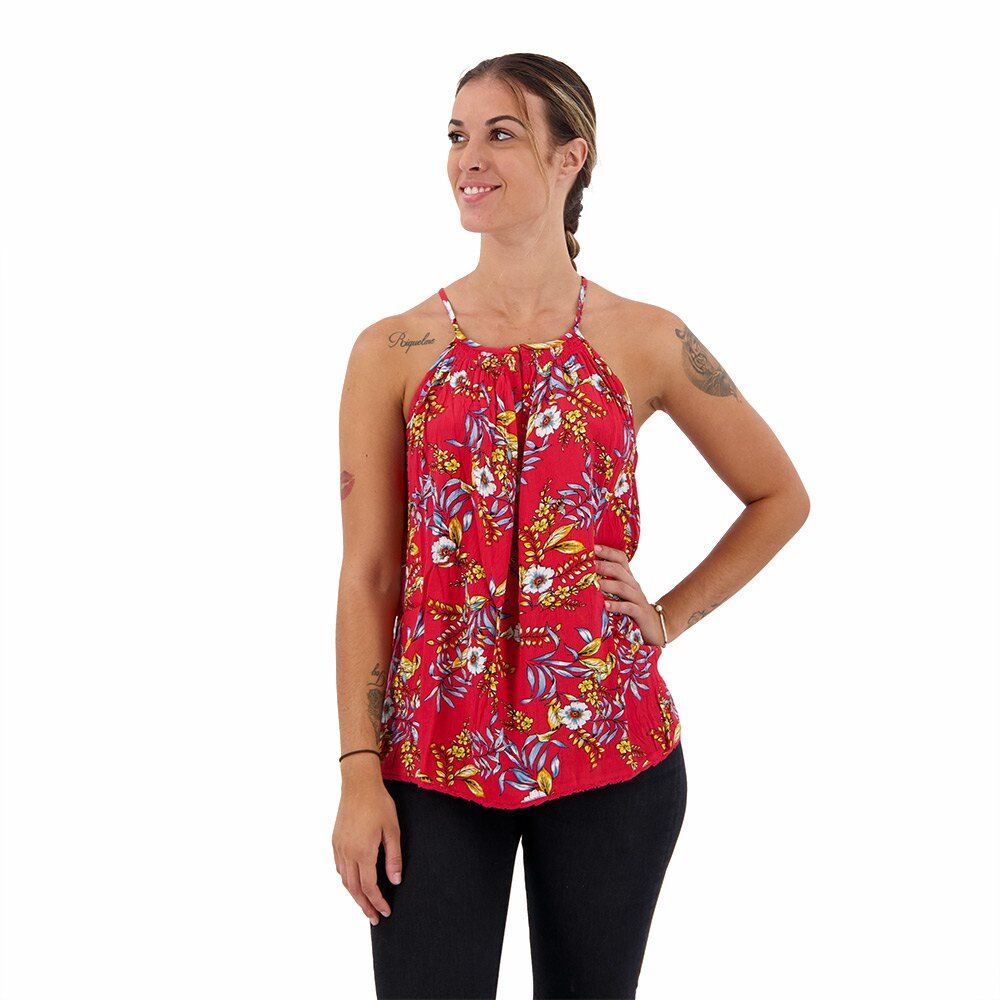 Superdry Blusa Beach S Red Hawaiian