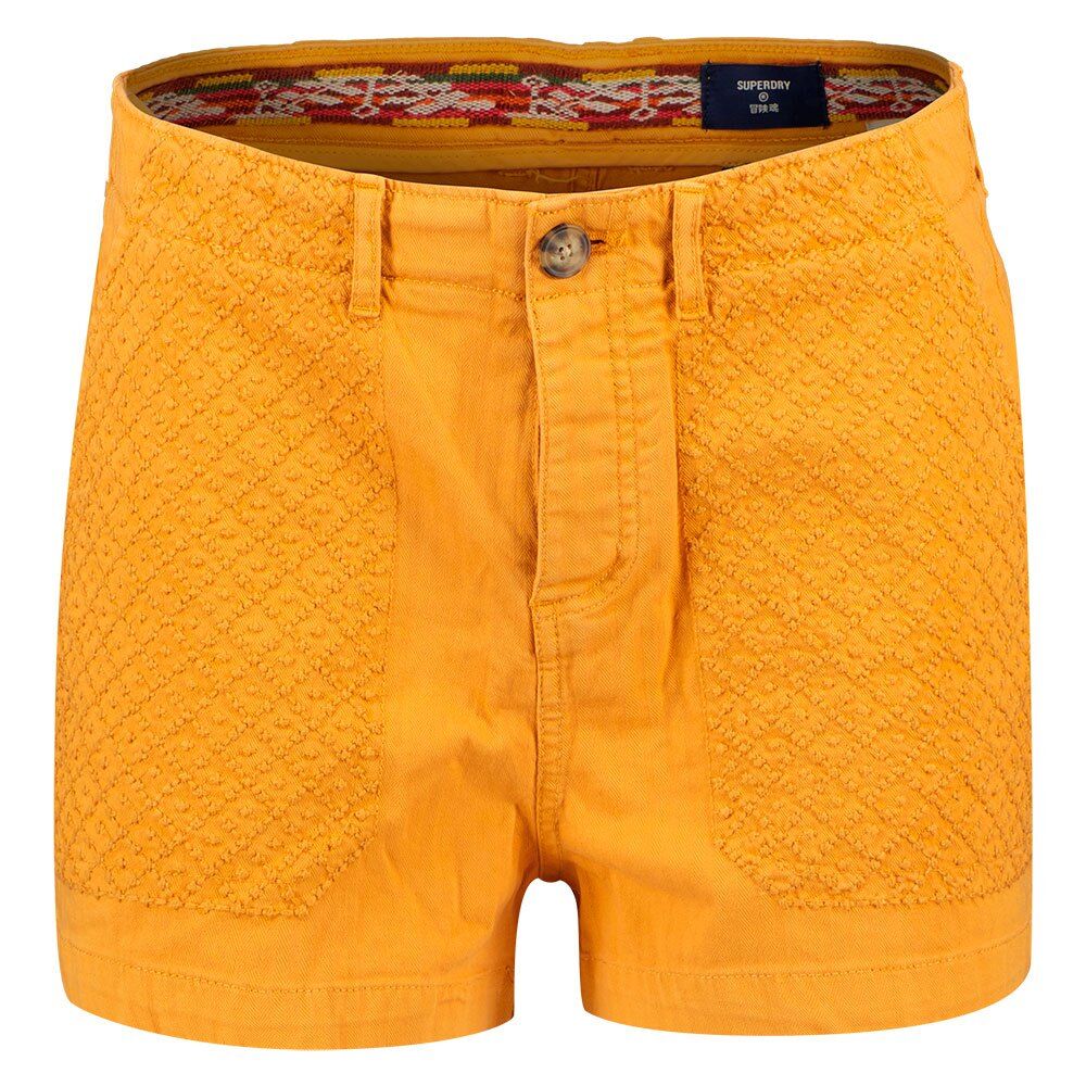 Superdry Calça Shorts Fatigue XS Desert Orange