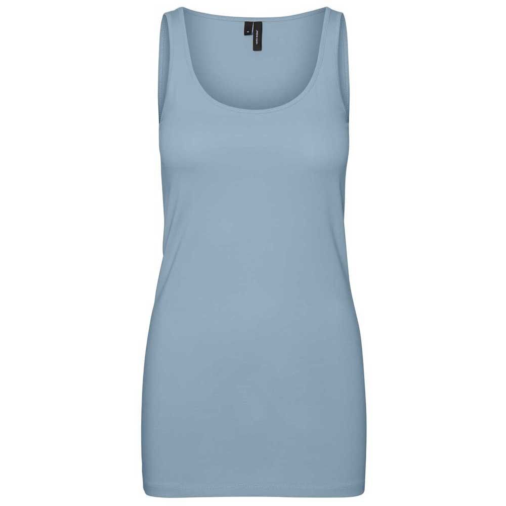 Vero Moda Camiseta Sem Mangas Maxi My Soft Long S Blue Fog