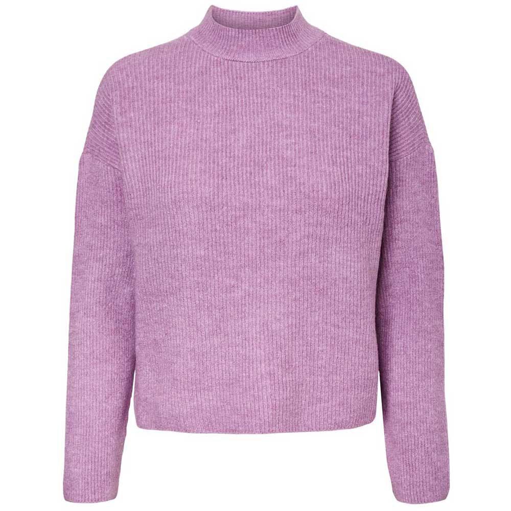 Vero Moda Sweater Pescoço Alto Molina XL African Violet / Melange