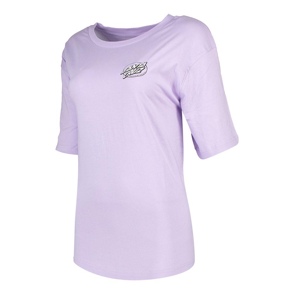 Santa Cruz Camiseta De Manga Curta Oval Dot 12 Lilac