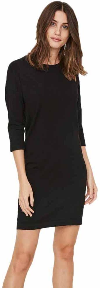 Vero Moda Vestido Curto Glory Vipe Aura 3/4 S Black