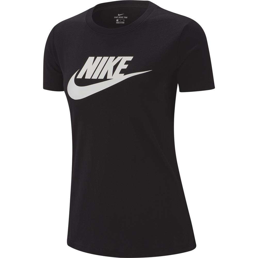 Nike Camiseta Manga Curta Sportswear Essential Icon Futura M Black / White