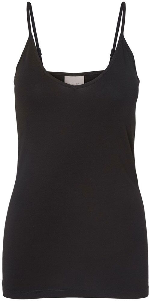 Vero Moda Camiseta Sem Mangas My Soft V Neck M Black