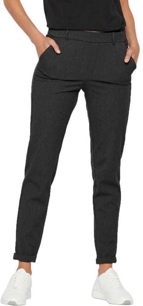 Vero Moda Calça Maya Tailored L Dark Grey Melange