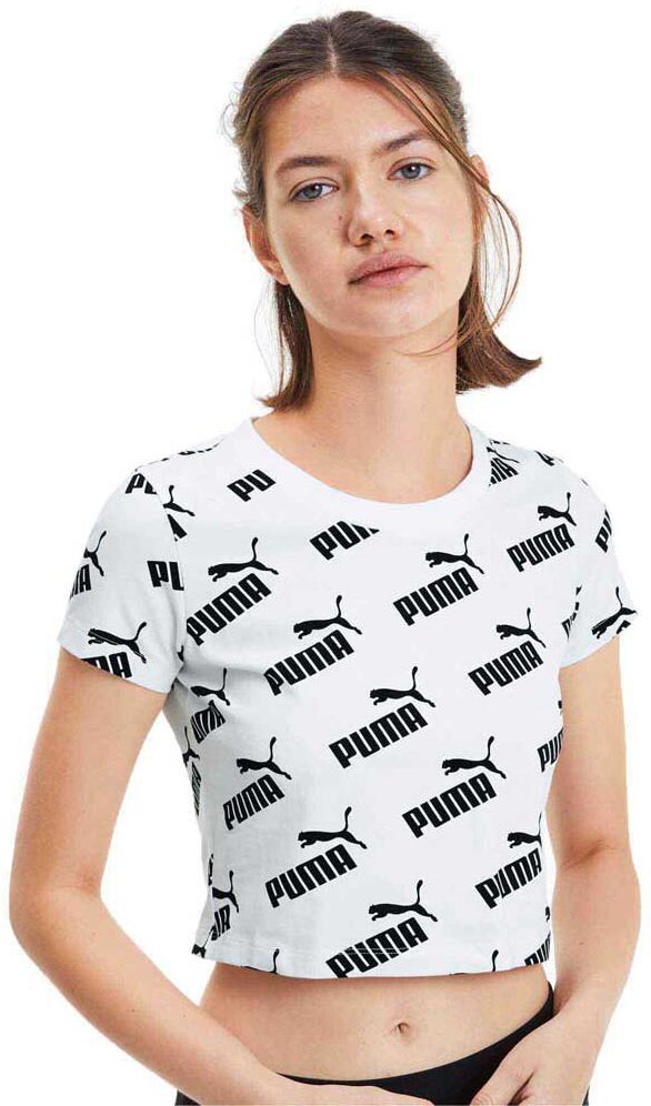 Puma Camiseta Manga Curta Amplified All Over Print Fitted XS Puma White