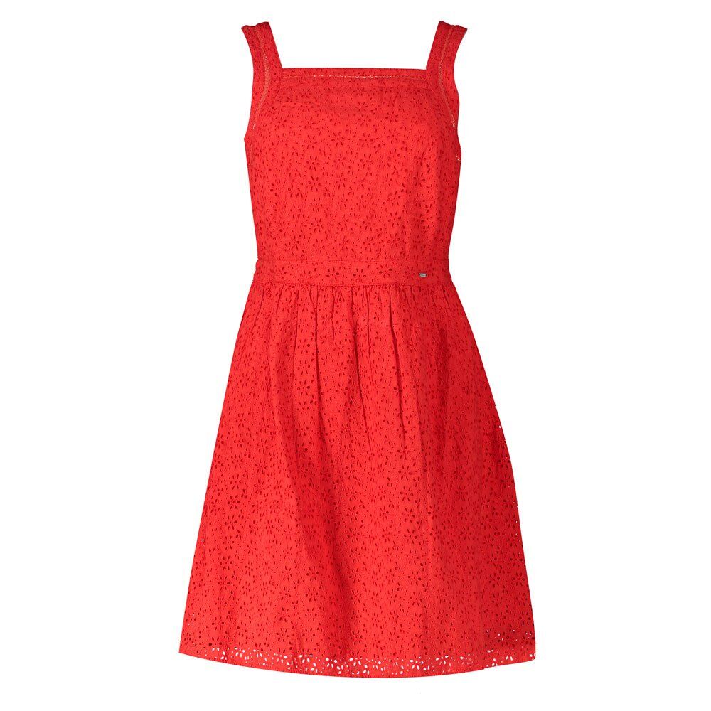 Superdry Vestido Curto Blaire Broderie L Apple Red