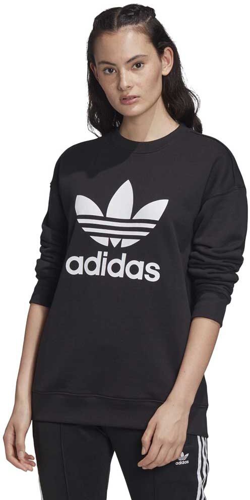 Adidas Originals Suéter Trefoil Crew 32 Black / White