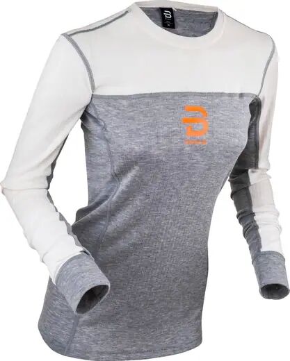 Bjørn Dæhlie Performance-Tech LS Womens Baselayer Shirt (Light Grey Melange)