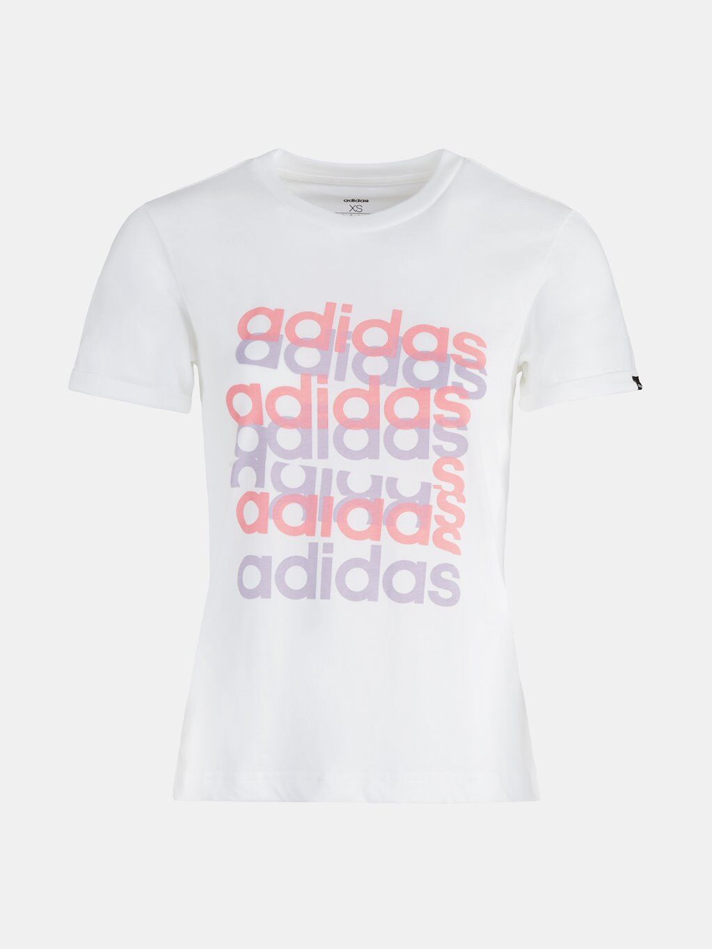 Adidas T-Shirts Adidas Big Graphics - Branco/Varias Cores - Mulher