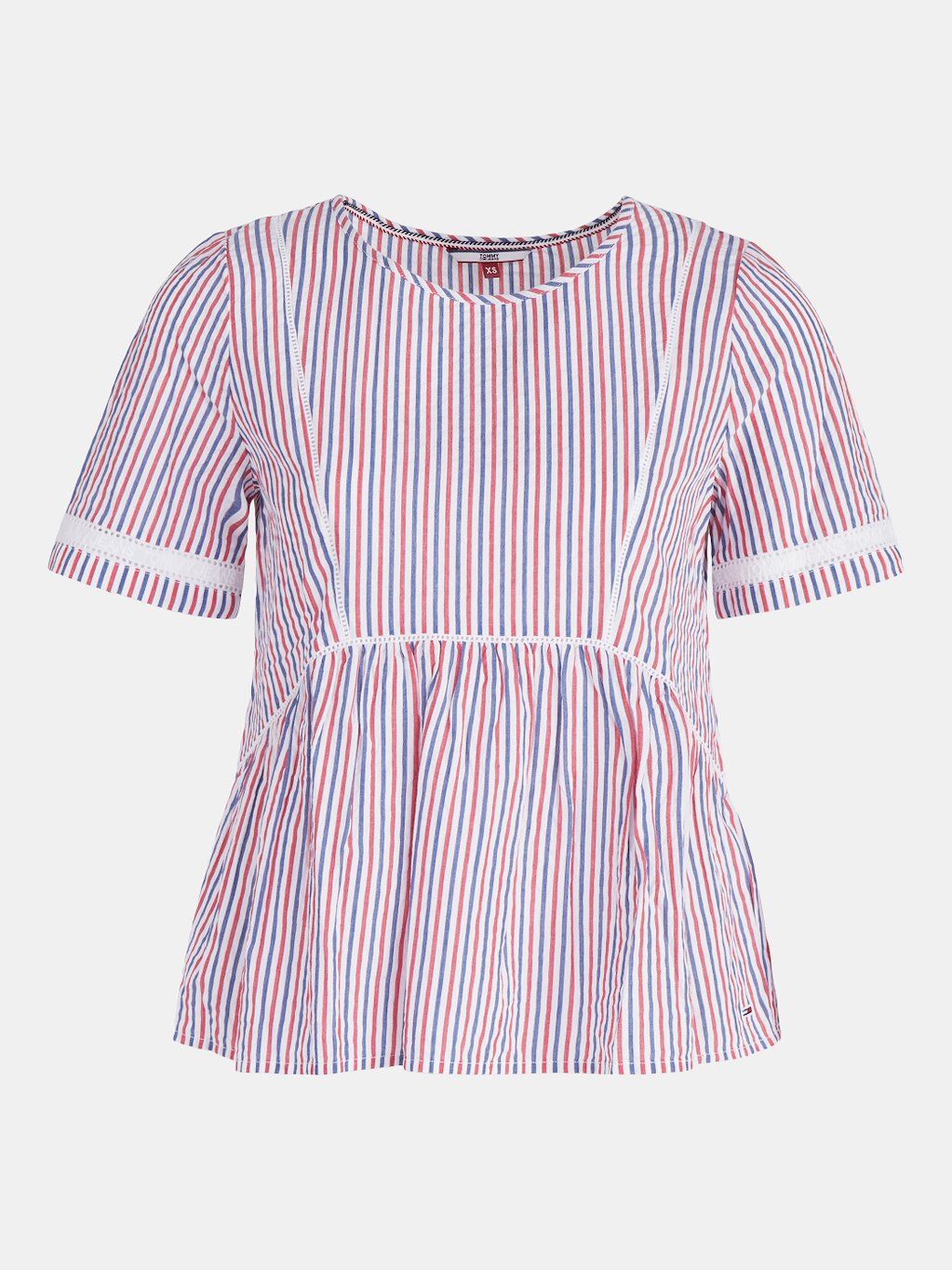 Tommy Jeans Blusas Tommy Jeans Striped Shortsleeve Top - Varias Cores - Mulher