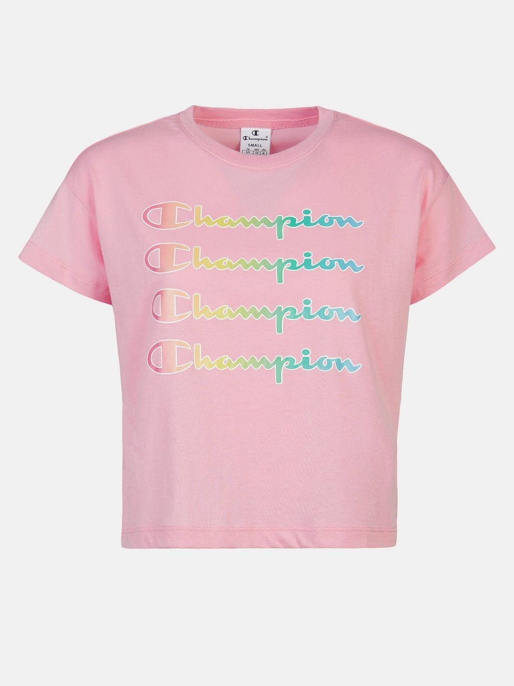 Champion T-Shirts Champion Crewneck Croptop - Rosa - Mulher