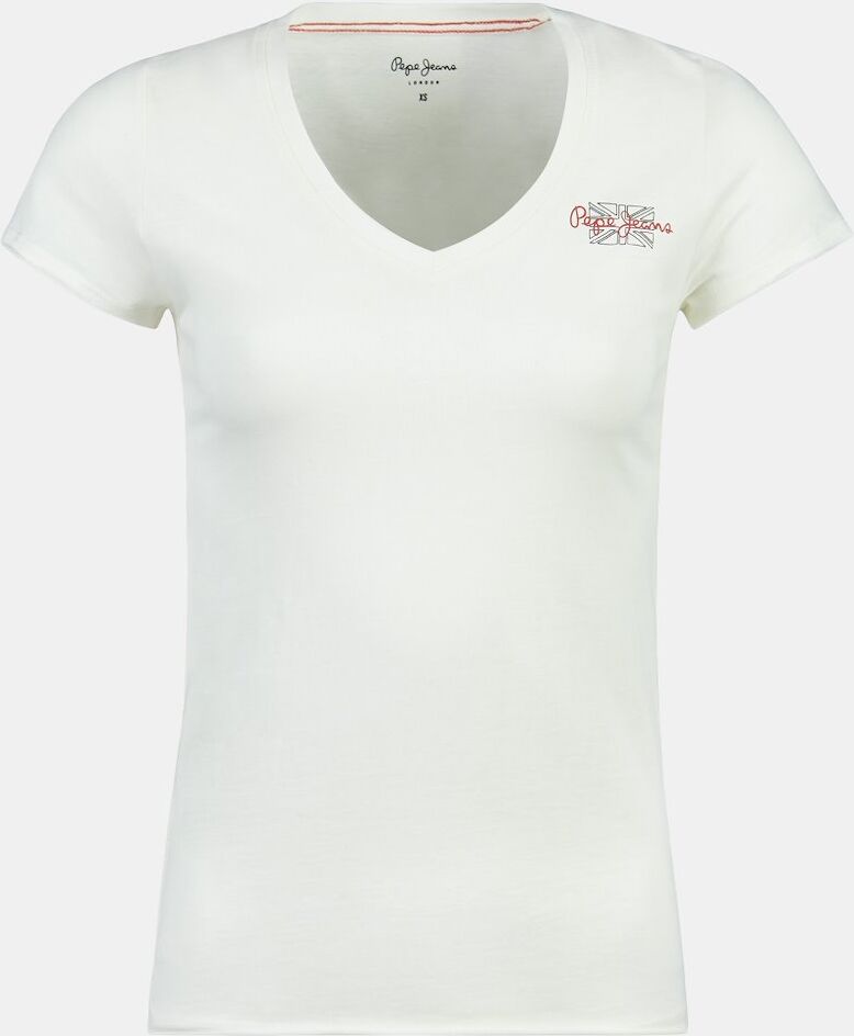 Pepe Jeans T-Shirts Pepe Jeans Bleu - Cru - Mulher