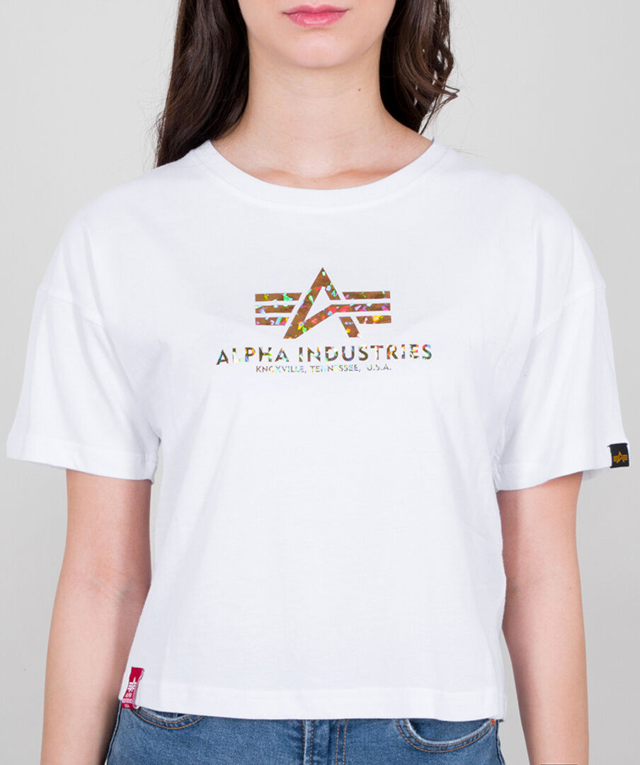 Alpha Basic COS Holo Print Camiseta feminina