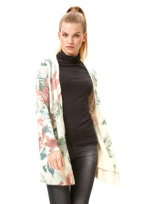 Vero Moda Frozen Ls Long Cardigan Verde