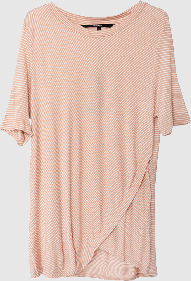 Vero Moda T-Shirt Mulher Connie Vero Moda Camel