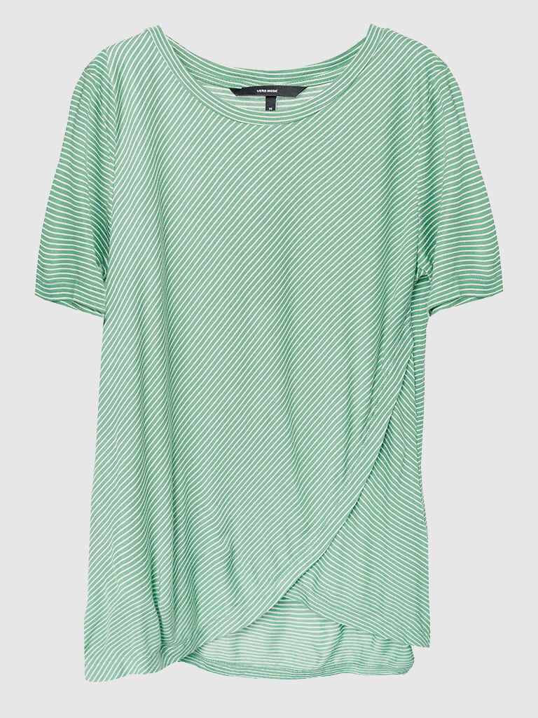 Vero Moda T-Shirt Mulher Connie Vero Moda Verde